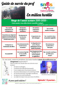 Guide de survie du prof en milieu hostile (Lycée)