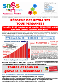 supplément d'octobre 2019 sur les retraites