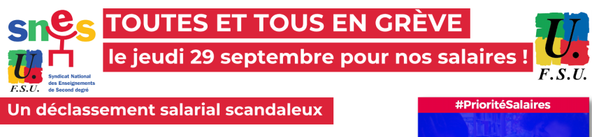 Grève interprofessionnelle du 29 septembre 2022