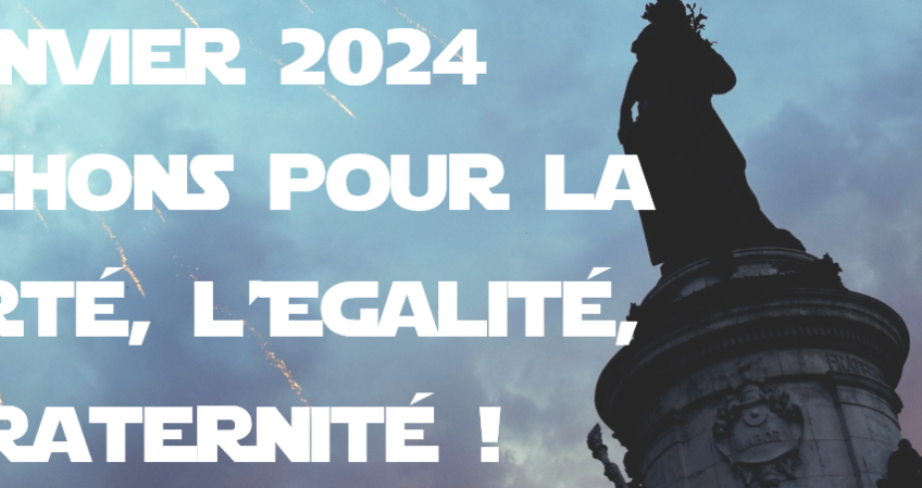 21 janvier 2024 Mobilisation pour le retrait de la loi « asile-immigration »